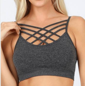 Criss Cross Bralette - Feather & Quill Boutique