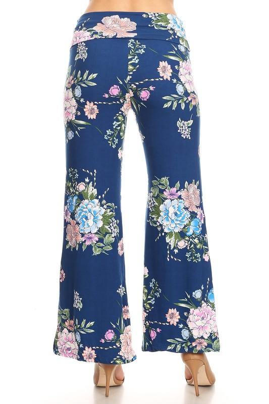 Floral Wide Leg Pants - Feather & Quill Boutique