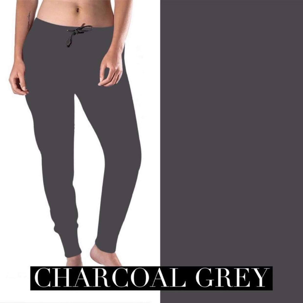 Charcoal Grey Joggers - Feather & Quill Boutique