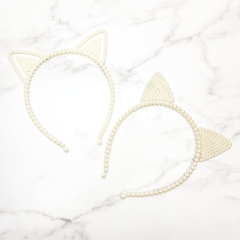 Feline Pearly Headband Set