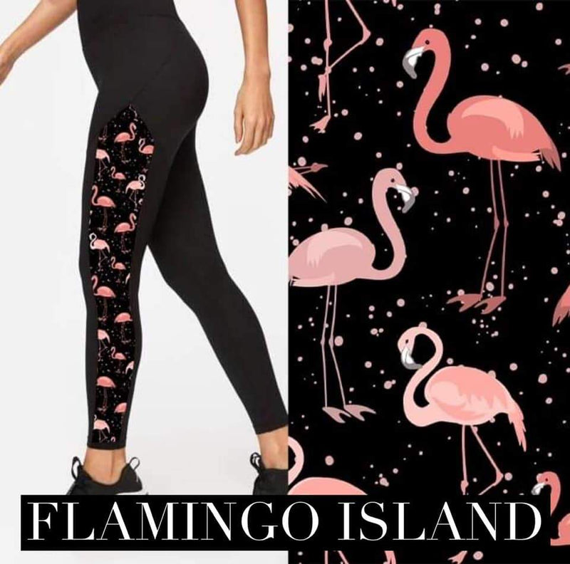 Flamingo Island Leggings NO POCKET