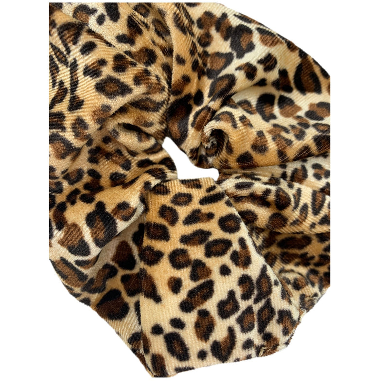 Cheetah Velvet Scrunchie