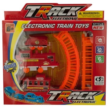 Battery Powered Train Set with Track