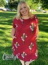 Cactus Tunic with pockets - Feather & Quill Boutique