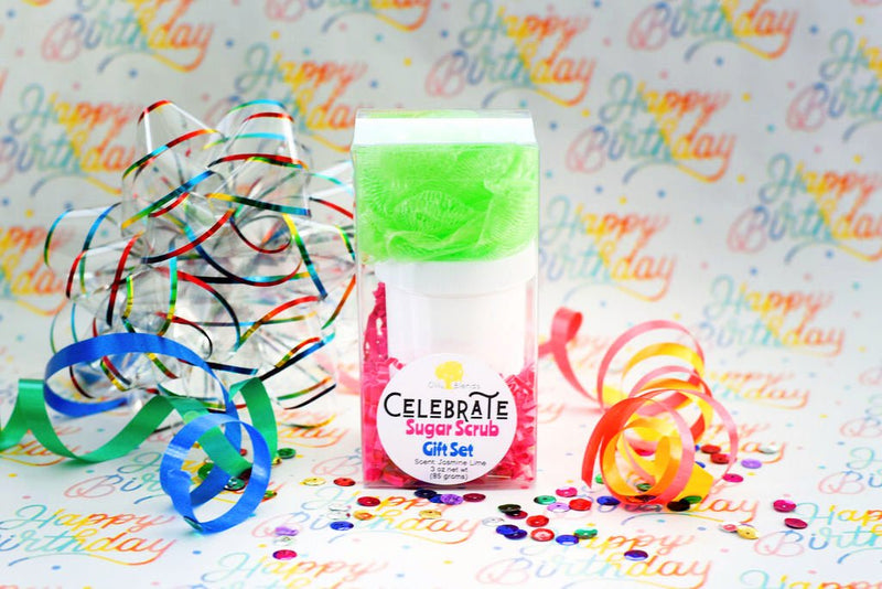 Celebrate Sugar Scrub Gift Sets - Oily BlendsCelebrate Sugar Scrub Gift Sets