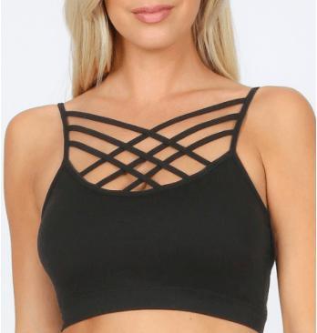 Criss Cross Bralette - Feather & Quill Boutique