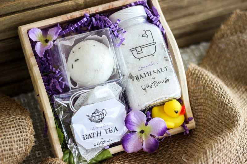 Essential Oil Bath Collection Gift Sets - Oily BlendsEssential Oil Bath Collection Gift Sets