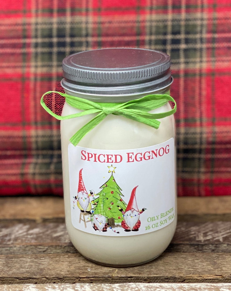 Gnome Christmas Candles - 100 Hour Burn Time Soy Wax Candles - Oily BlendsGnome Christmas Candles - 100 Hour Burn Time Soy Wax Candles