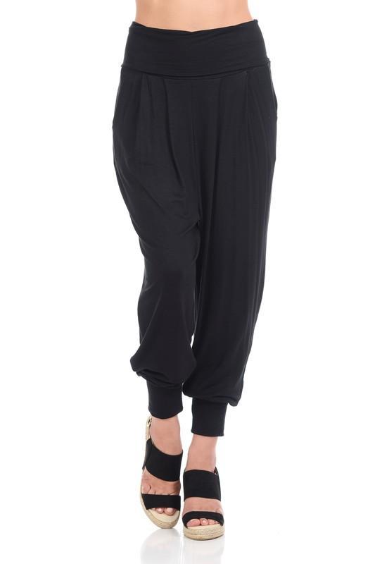 Harem Pants with Cuff - Feather & Quill Boutique