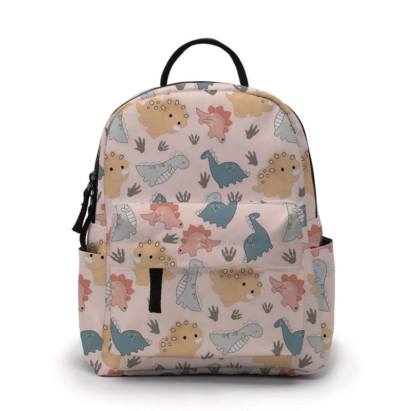 Pouch & Mini Backpack Set - Dino Peach