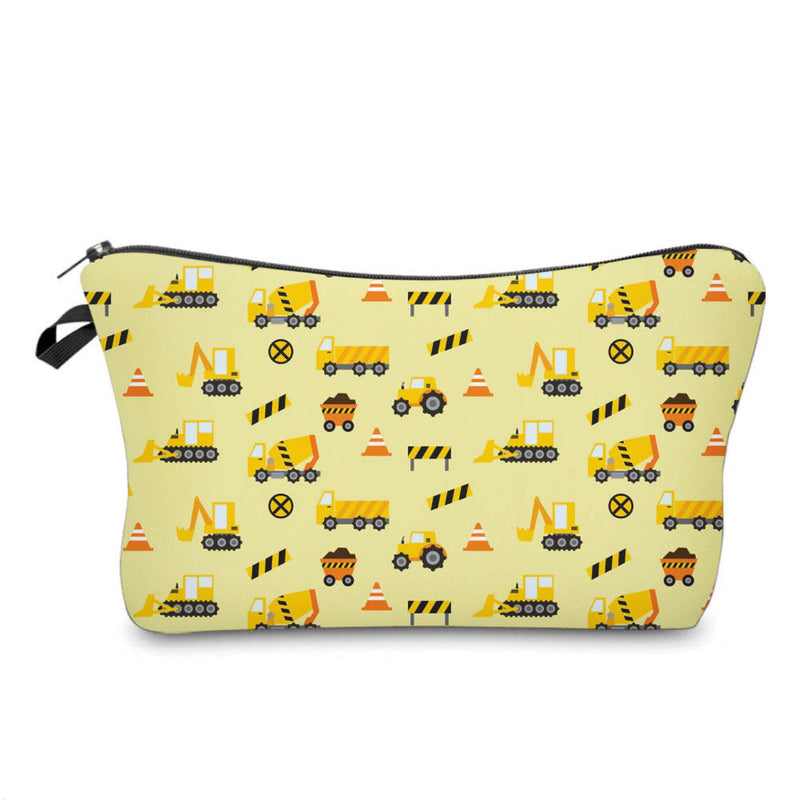 Pouch - Trucks, Yellow Construction