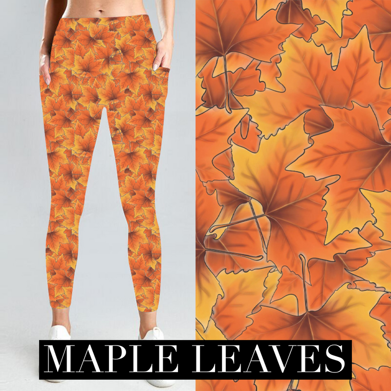 Maple Leaves Leggings