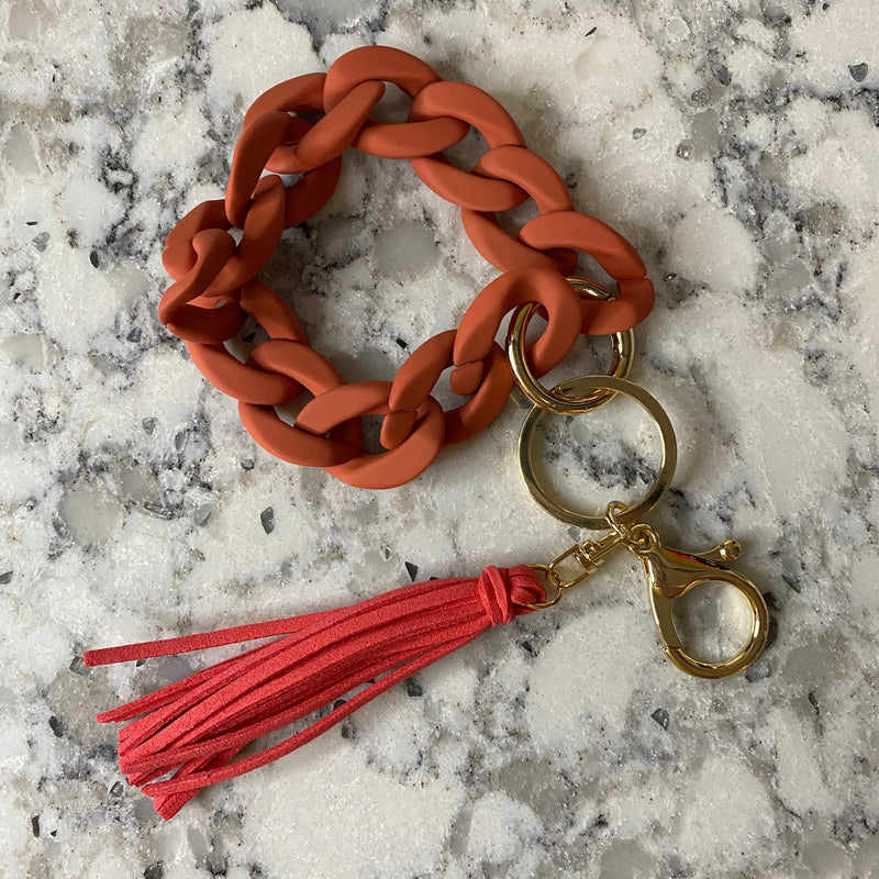 Keychain - Link Bracelet with Tassel