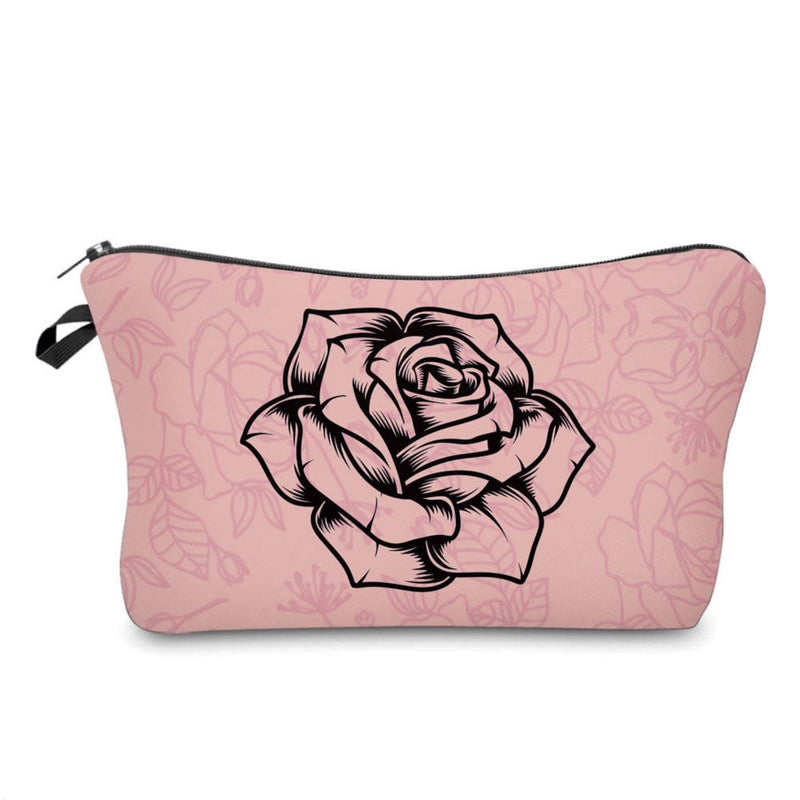 Pouch - Floral Pink Rose *While Supplies Last