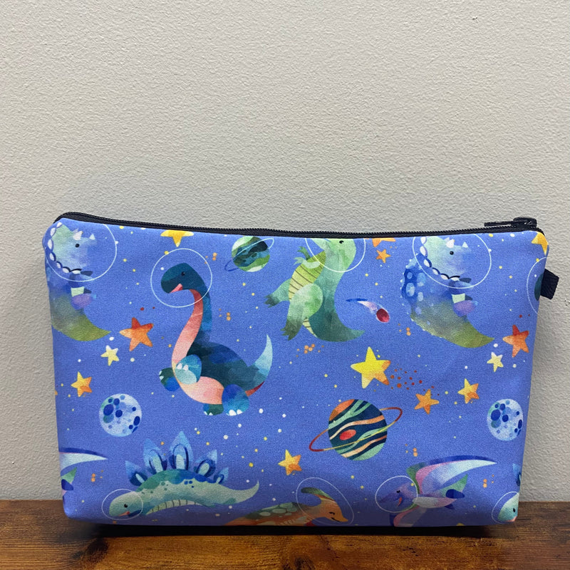 Pouch - Dino, Space Dino on Blue *While Supplies Last*