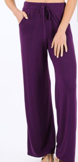 Loose Fit Lounge Pants - Multiple Colors-Feather & Quill Boutique