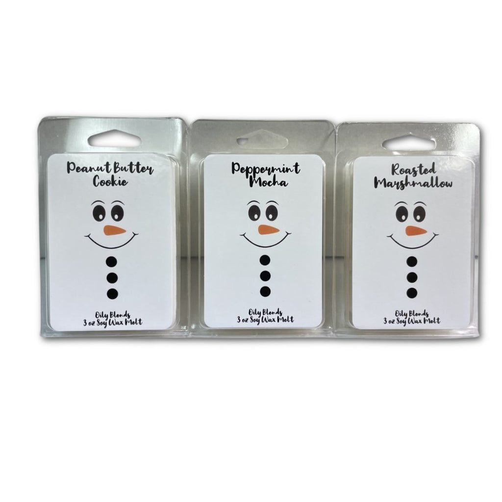 Snowman Christmas Wax Melt Soy Wax - Oily BlendsSnowman Christmas Wax Melt Soy Wax