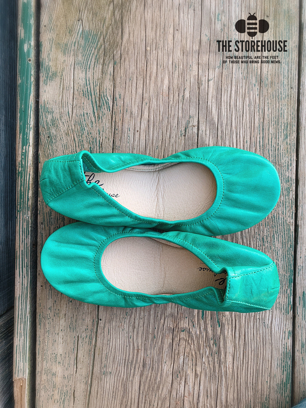 Storehouse Flats - Jungle Green-Feather & Quill Boutique