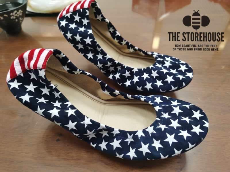 Storehouse Flats - Stars and Stripes IN STOCK-Feather & Quill Boutique